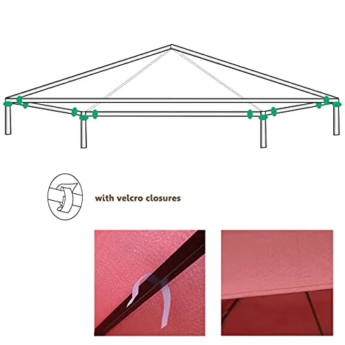 GIANTEX Pavillon 3x3m 5