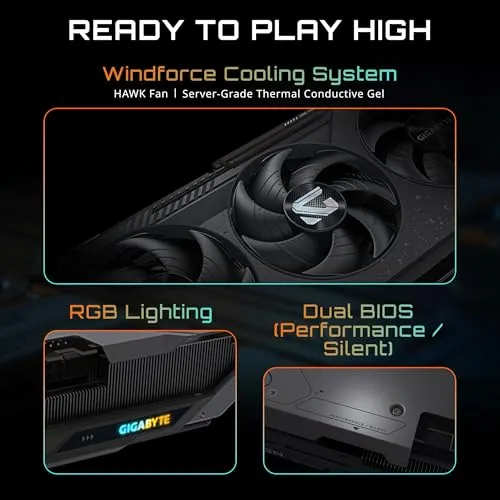 GIGABYTE Radeon RX 9070 Gaming OC 16G 3