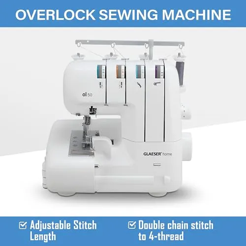 GLAESER Overlock Nähmaschine ol 50 2