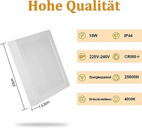 Glitzerlife LED Deckenleuchte 2