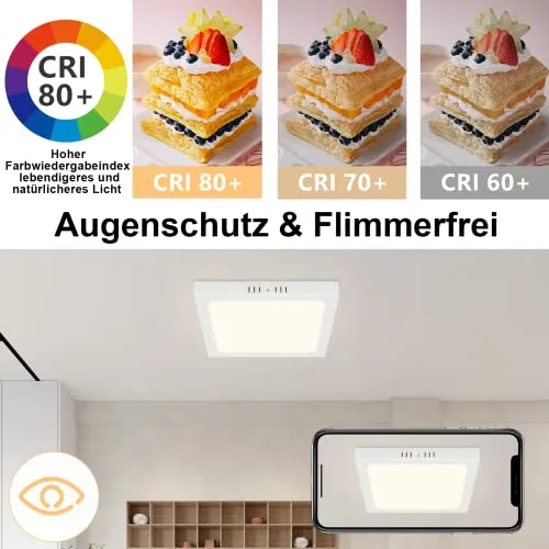 Glitzerlife LED Deckenleuchte 4