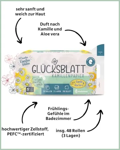 Glücksblatt Kamille 2