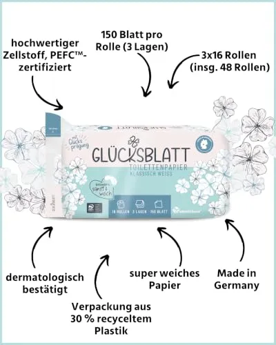 Glücksblatt Toilettenpapier 2