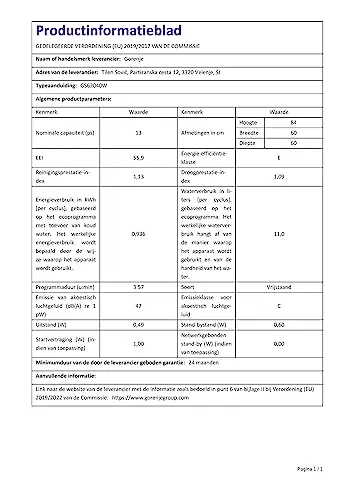 Gorenje GS 62040 W 6