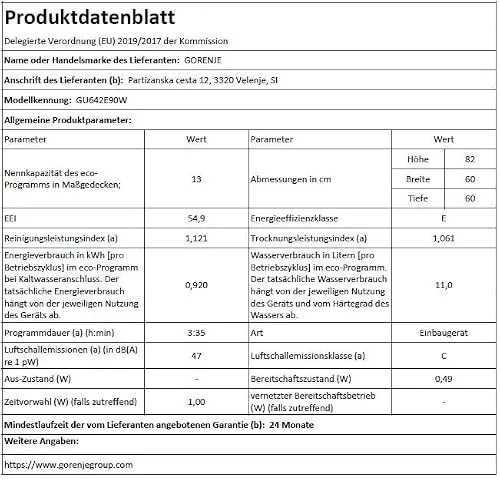 Gorenje GU642E90W 5