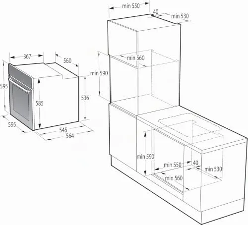 Gorenje OptiBake Advanced BPSA 6747 A08XWI 6