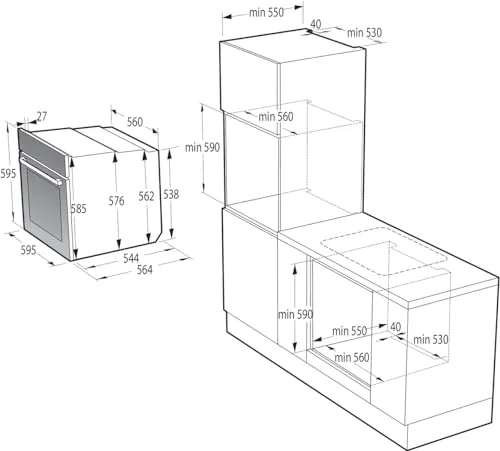 Gorenje OptiBake GO66E Plus 3