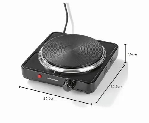GOURMETmaxx Elektrische Kompakt-Herdplatte 5