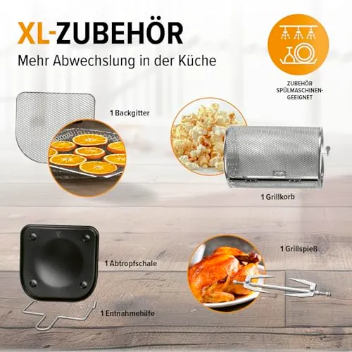 GOURMETmaxx Heißluftfritteuse UC 3