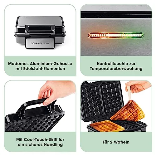 GOURMETmaxx Waffeleisen UC 3