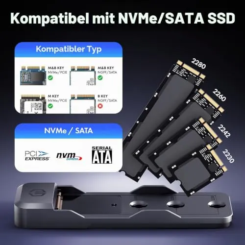 GRAUGEAR M2 SSD Docking Station 5