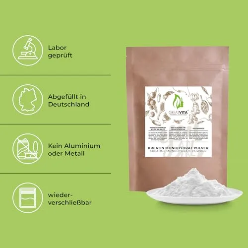 GreatVita Kreatin Monohydrat 5