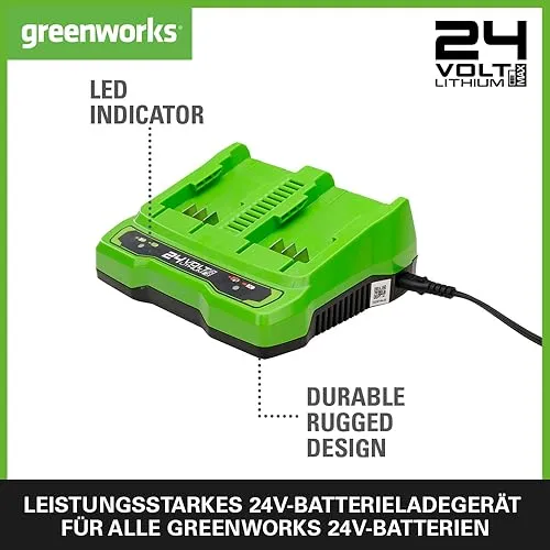 Greenworks G24X2UC4 2