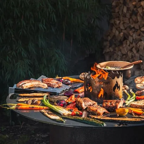 Grillrost.com Das Original Feuerplatte 80cm 7
