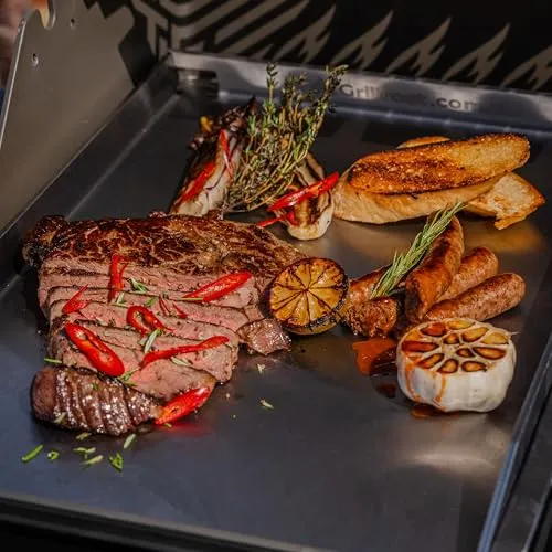 Grillrost.com Das Original Plancha 45x30cm für Napoleon Rogue 2