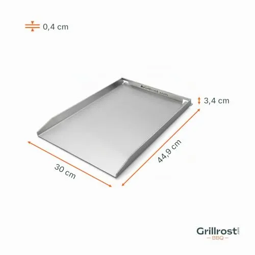 Grillrost.com Das Original Plancha 45x30cm für Napoleon Rogue 5