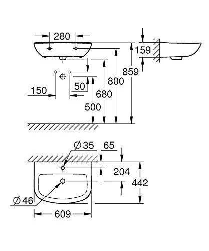 GROHE Bau 39421000 3