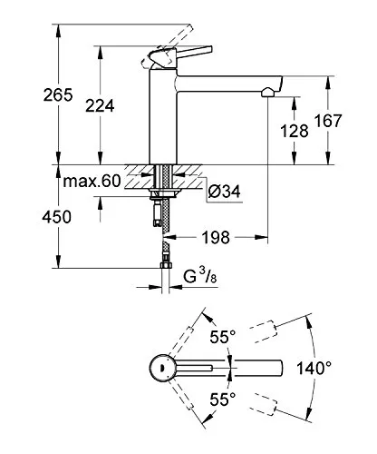 GROHE Concetto 2