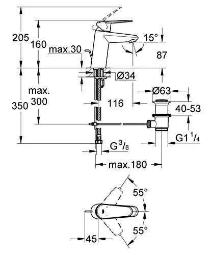 GROHE Eurodisc Cosmopolitan 2