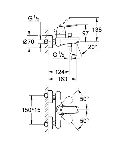 GROHE Eurosmart Cosmopolitan 2