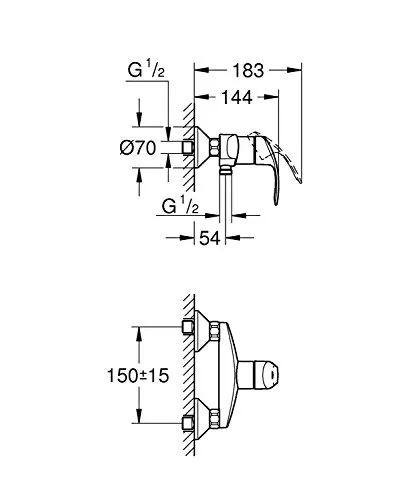 GROHE Eurosmart UC 2