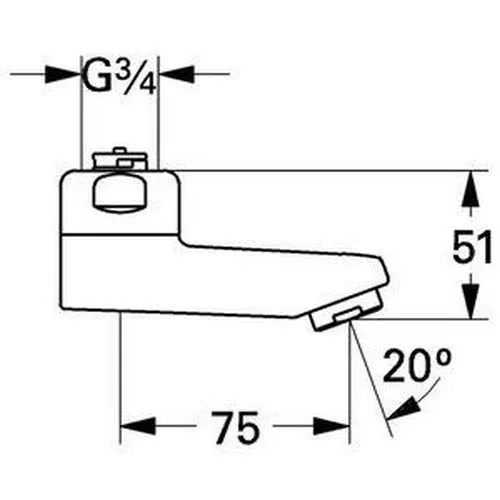 GROHE Gussauslauf 13460000 3