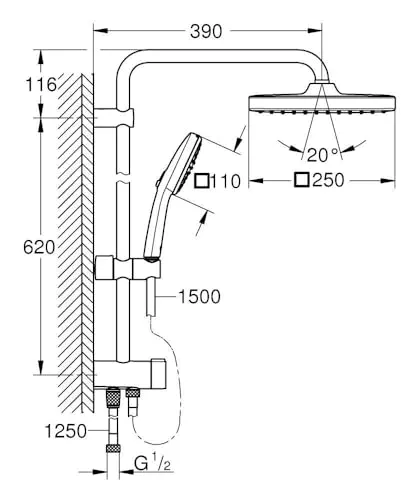 GROHE Vitalio 250 2