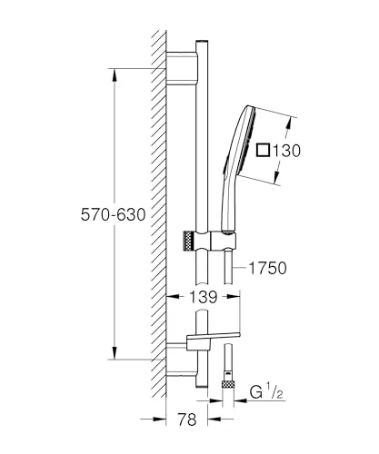 GROHE Vitalio SmartActive 130 Cube 2