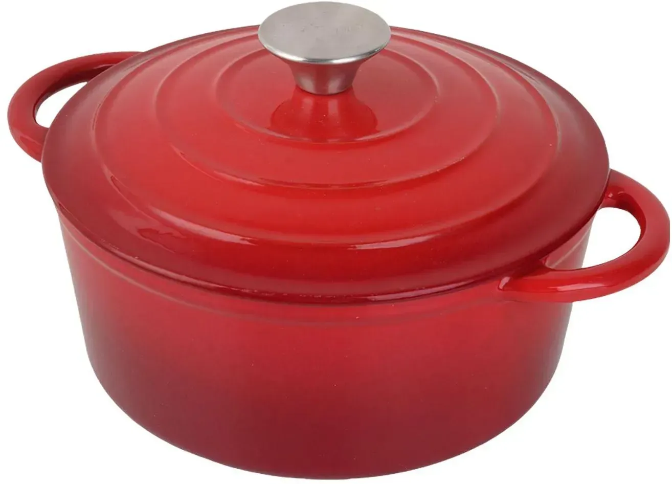 Gusseisen Topf 22 cm rund
