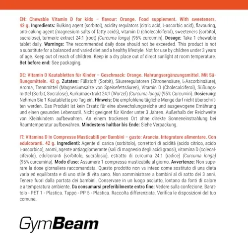 GymBeam Vitamin D3 5