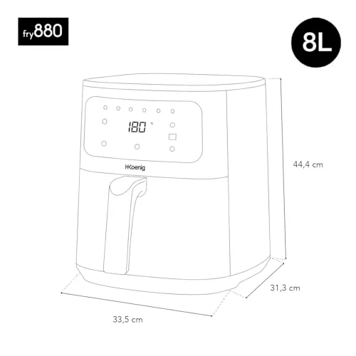 H.Koenig Airfryer XXL FRY880 7