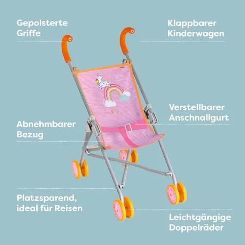 HABA Puppenbuggy Regenbogen 2