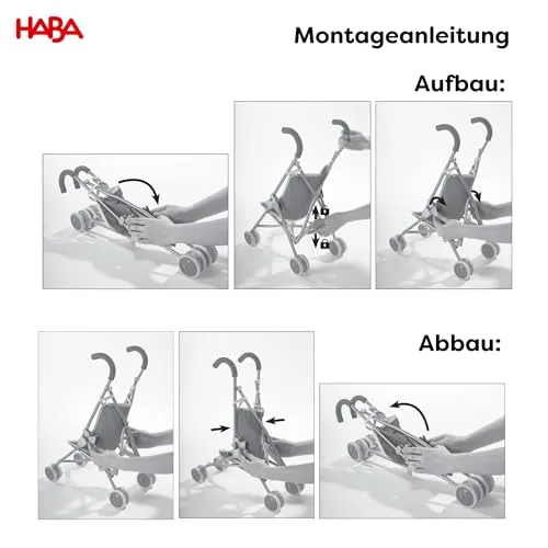 HABA Puppenbuggy Regenbogen 6