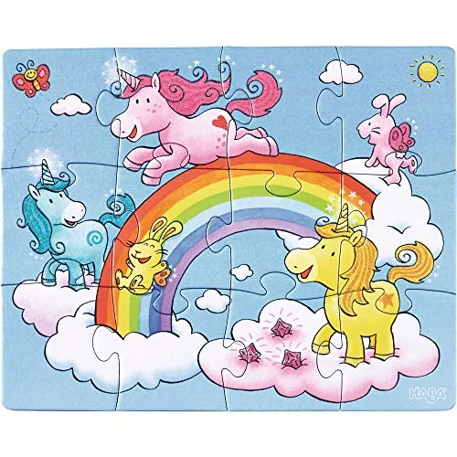 HABA Puzzles Einhorn Glitzerglück 2