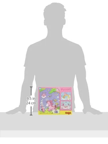 HABA Puzzles Einhorn Glitzerglück 3