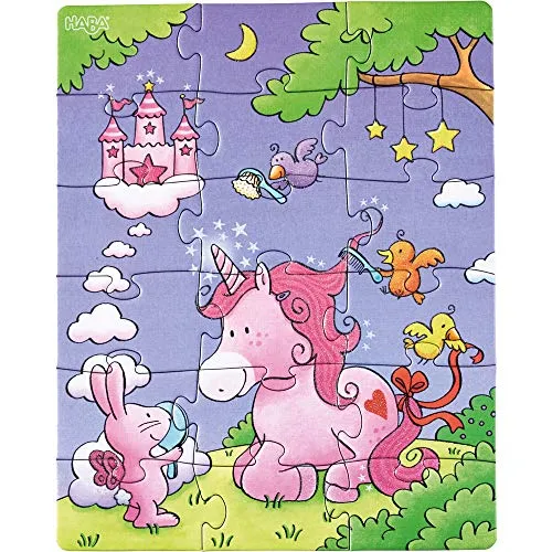 HABA Puzzles Einhorn Glitzerglück 5