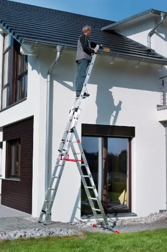 Hailo ProfiLOT 6700 Aluminium-Kombileiter 3-teilig 2