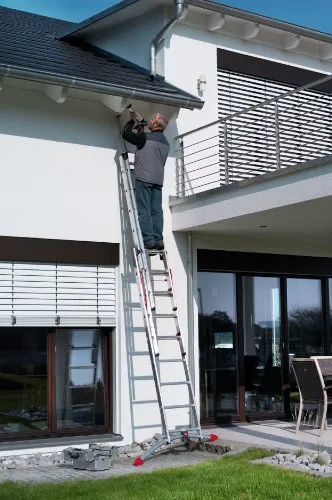 Hailo ProfiLOT 6700 Aluminium-Kombileiter 3-teilig 3
