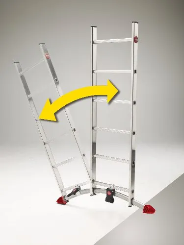 Hailo ProfiLOT 6700 Aluminium-Kombileiter 3-teilig 5