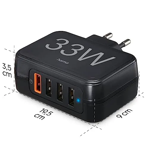Hama 4-Fach USB-Ladegerät 6