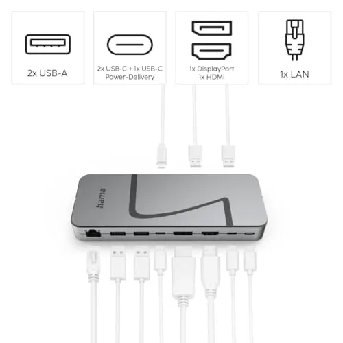Hama USB C Docking Station 2
