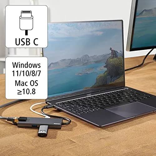 Hama USB C Hub 5 Ports 7