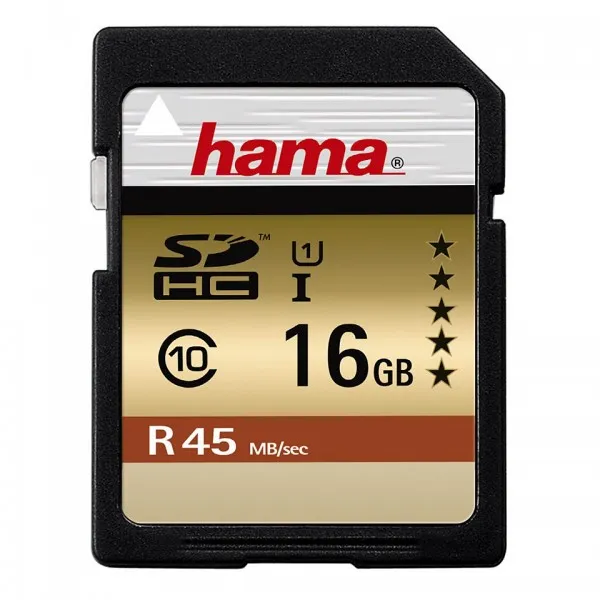 Hama SDHC 16GB Class 10 UHS-I 45MG/s