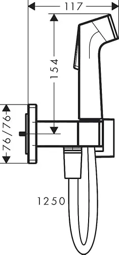 hansgrohe Bidette E 2