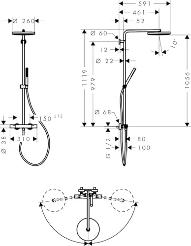 hansgrohe Pulsify S Puro 7