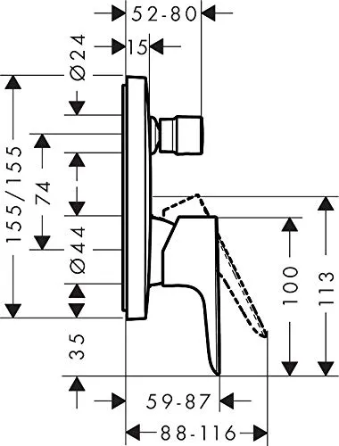hansgrohe Talis E UC 2