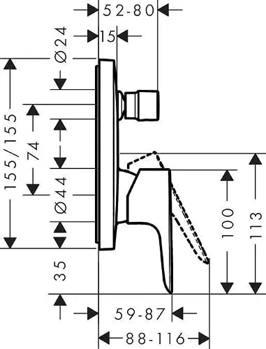 hansgrohe Talis E UC 3