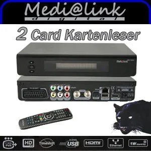 HD digital  Medi@Link Black Panther 2Card