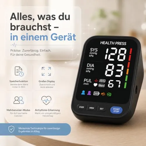 Health Press Blutdruckmessgerät