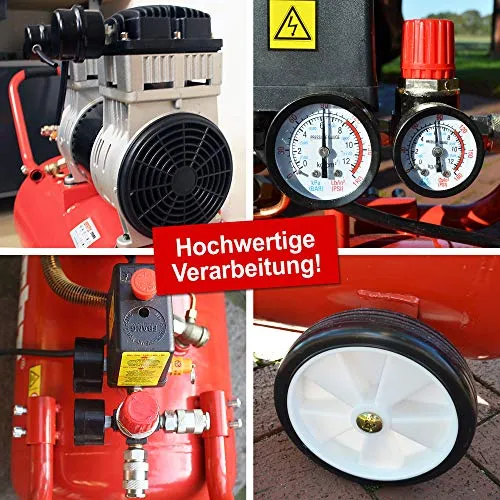Hecht 2-Stufen Flüsterkompressor 50 L 3